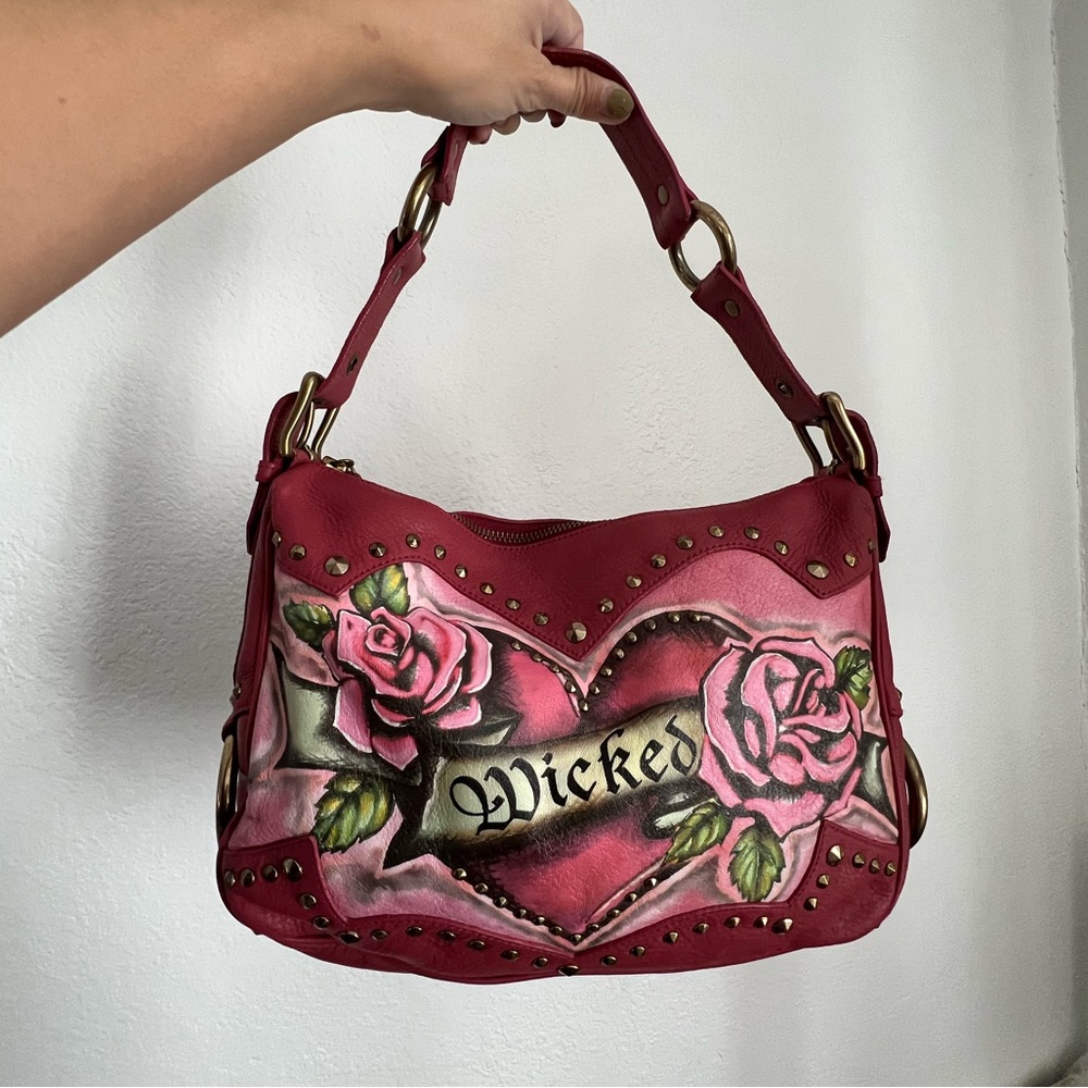 SOLD Isabella Fiore Pink Wicked Shoulder Bag